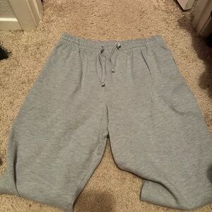 Gray Drawstring Sweatpants